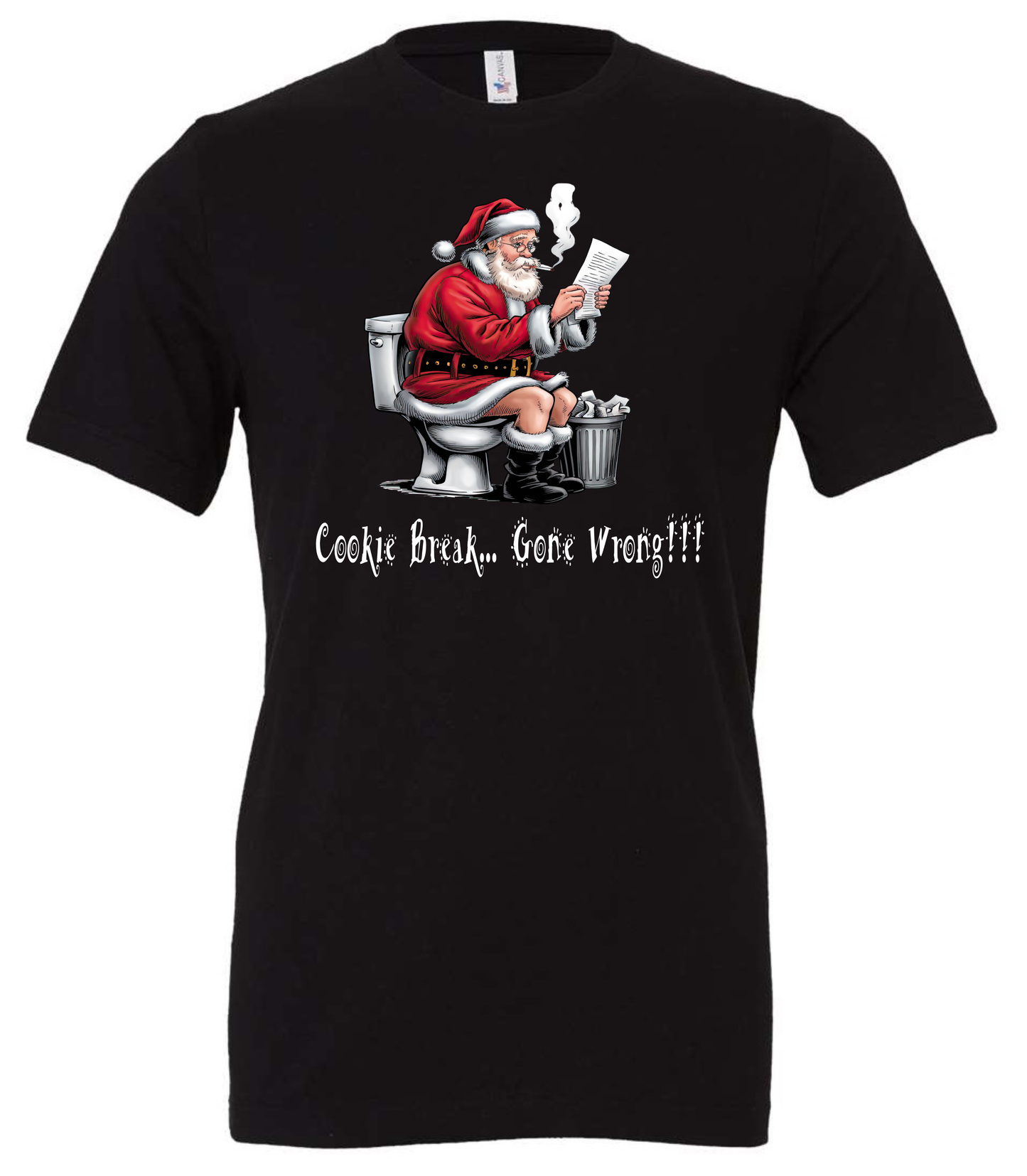 Dirty Santa crewneck t-shirt tshirt tee black