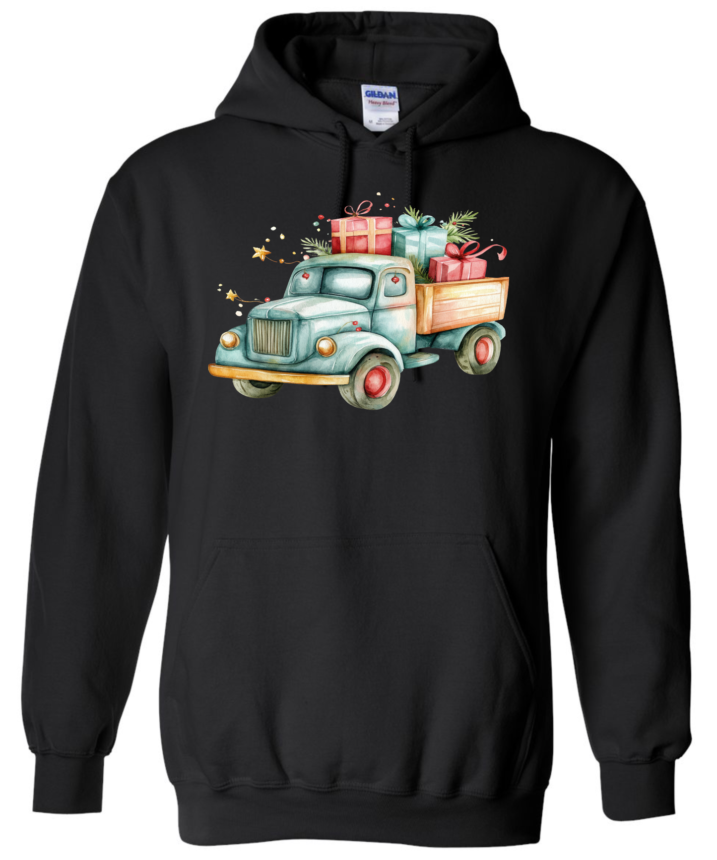 Christmas farm gifts hoddie black