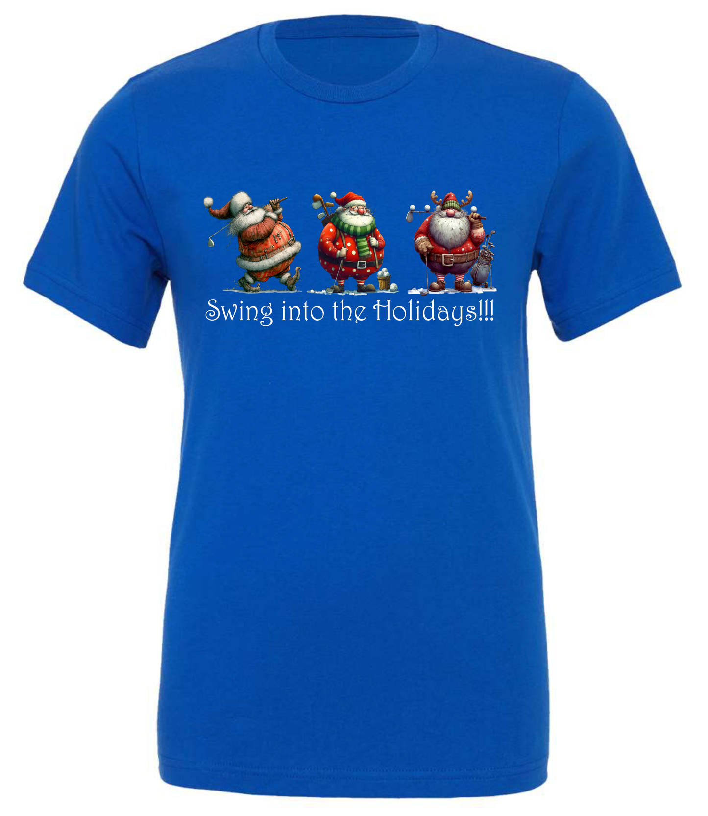 Gifts for golfers crewneck t-shirt tshirt tee blue