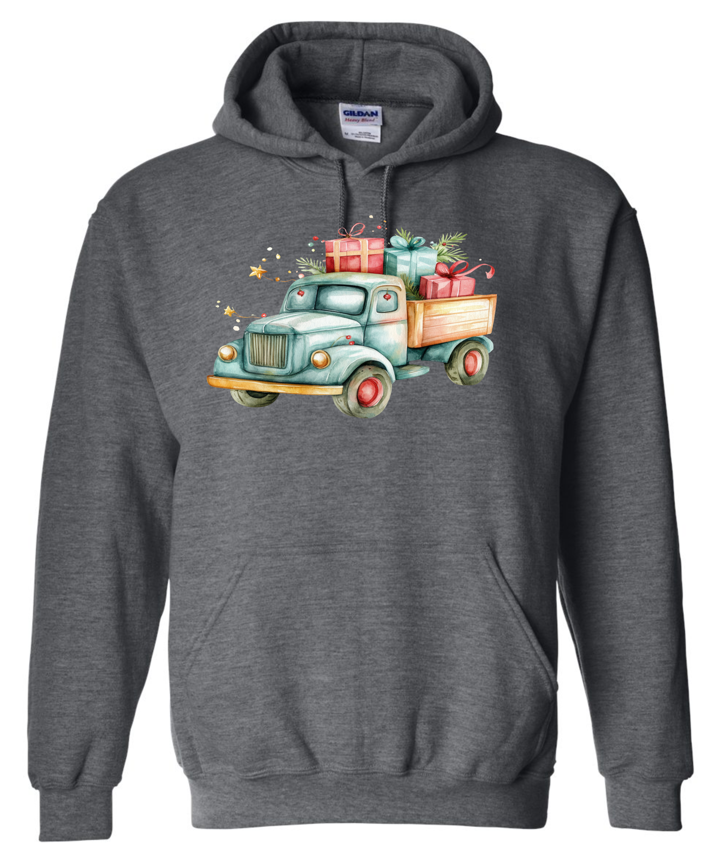 Christmas farm gifts hoddie dark gray grey