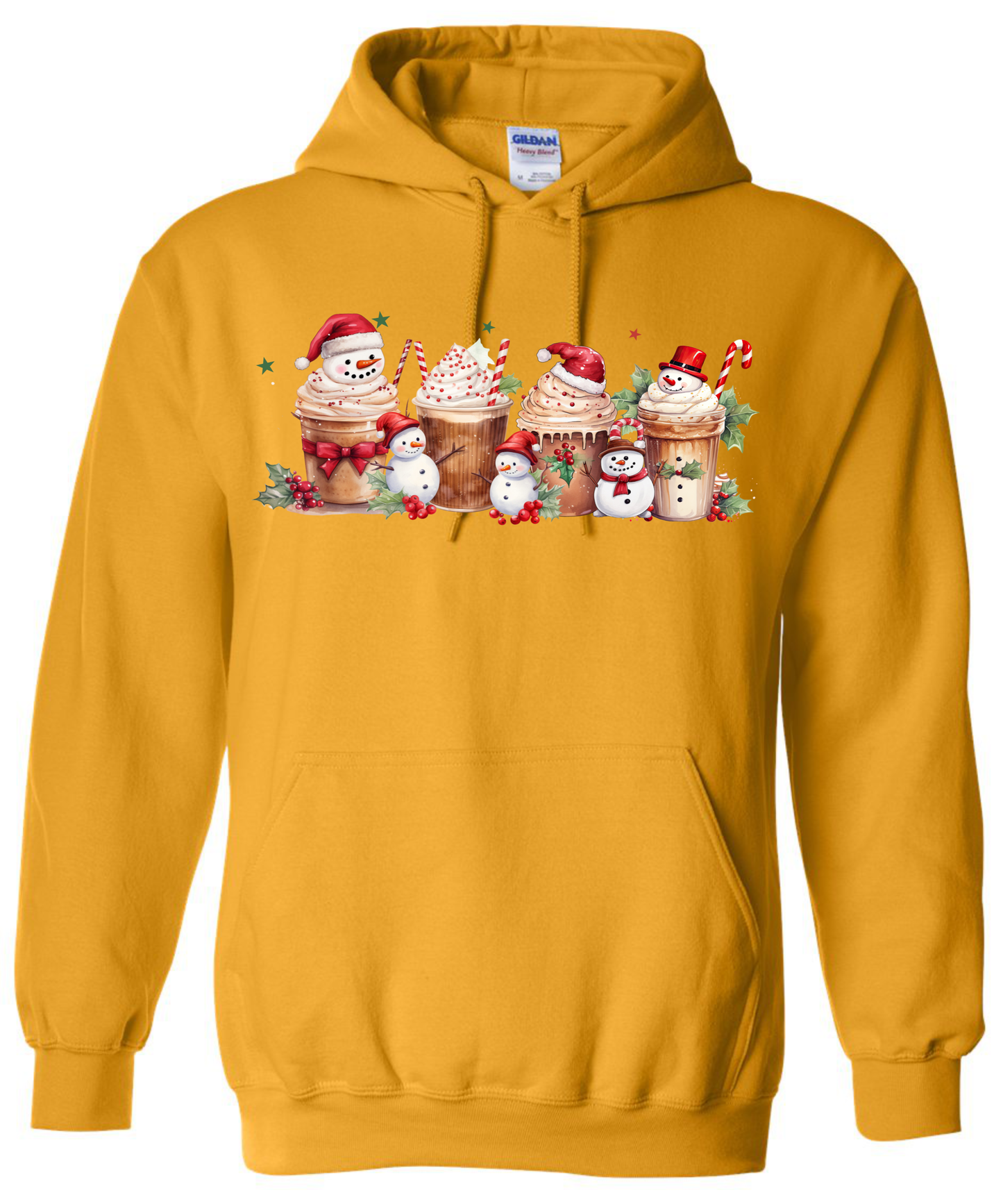 Christmas gifts for coffee lovers hoodie gold
