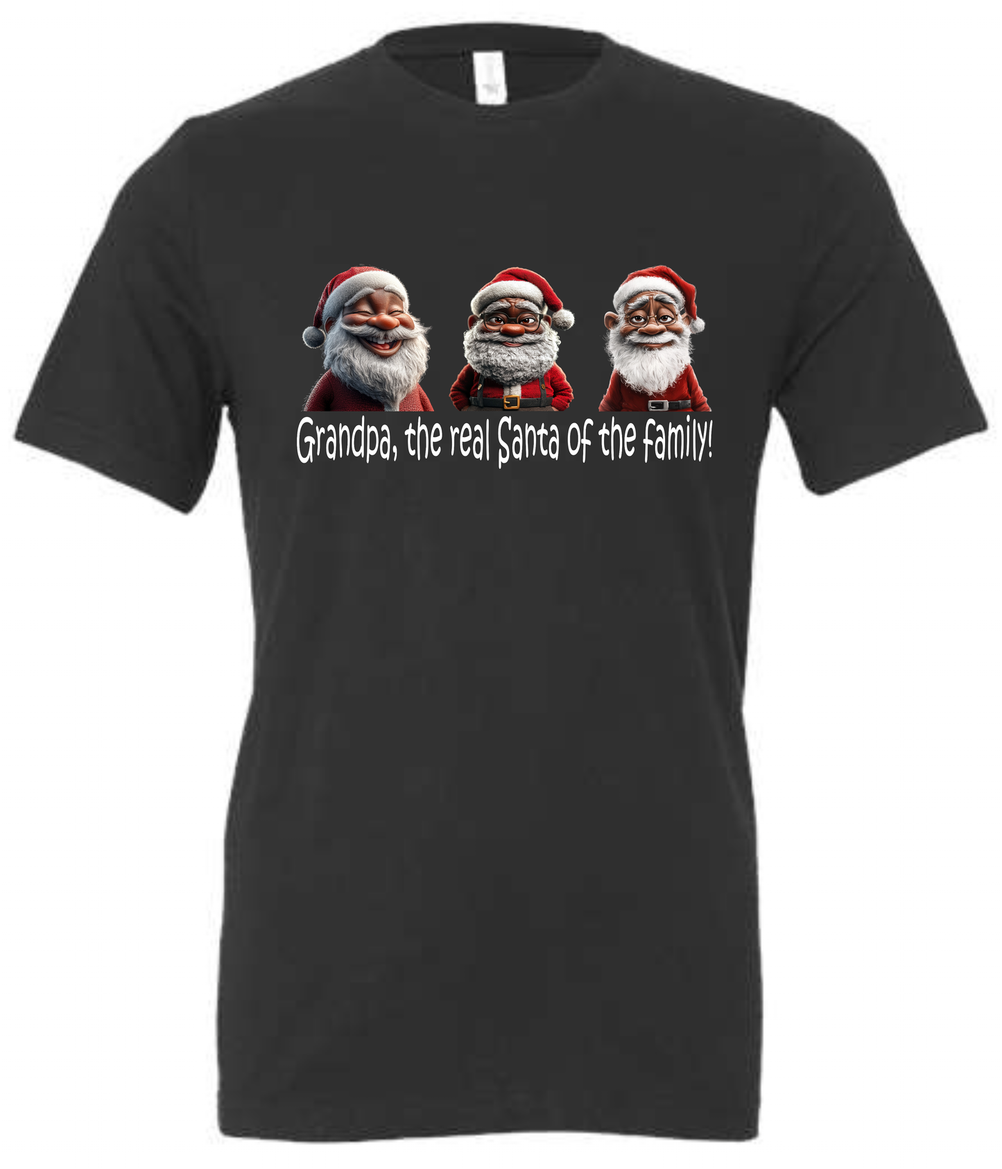 Holiday Themed crewneck t-shirt tshirt tee dark gray grey
