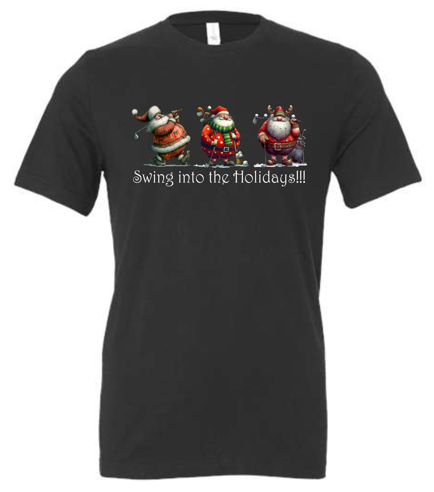 Gifts for golfers crewneck t-shirt tshirt tee dark gray grey