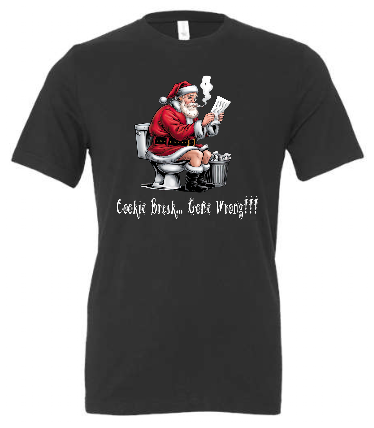 Dirty Santa crewneck t-shirt tshirt tee dark gray grey