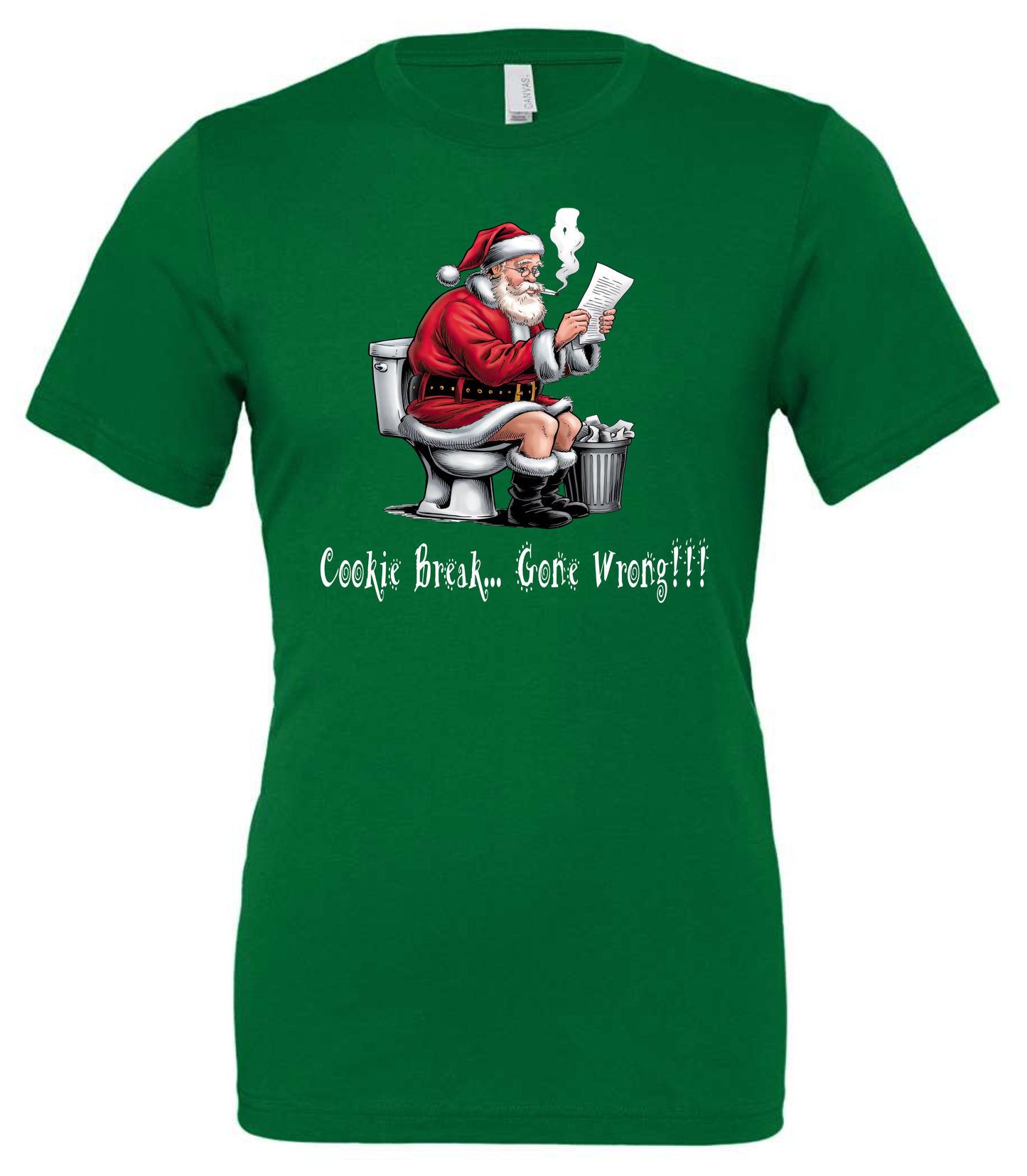 Dirty Santa crewneck t-shirt tshirt tee green