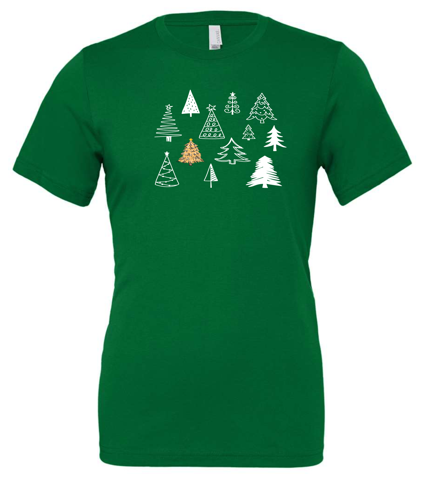 Winter themed apparel crewneck t-shirt tshirt tee green