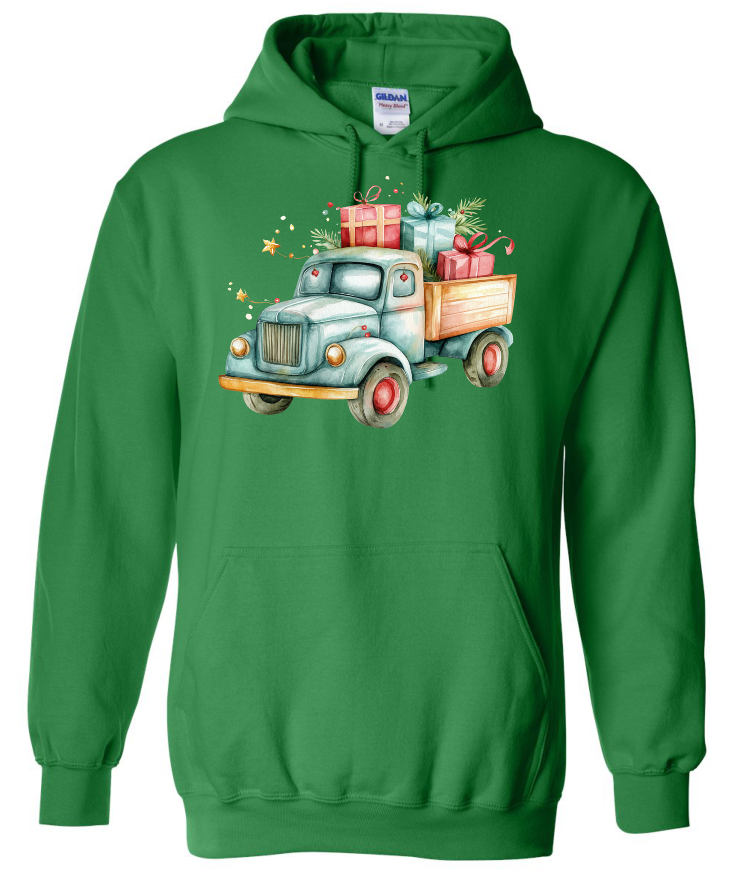 Christmas farm gifts hoddie green