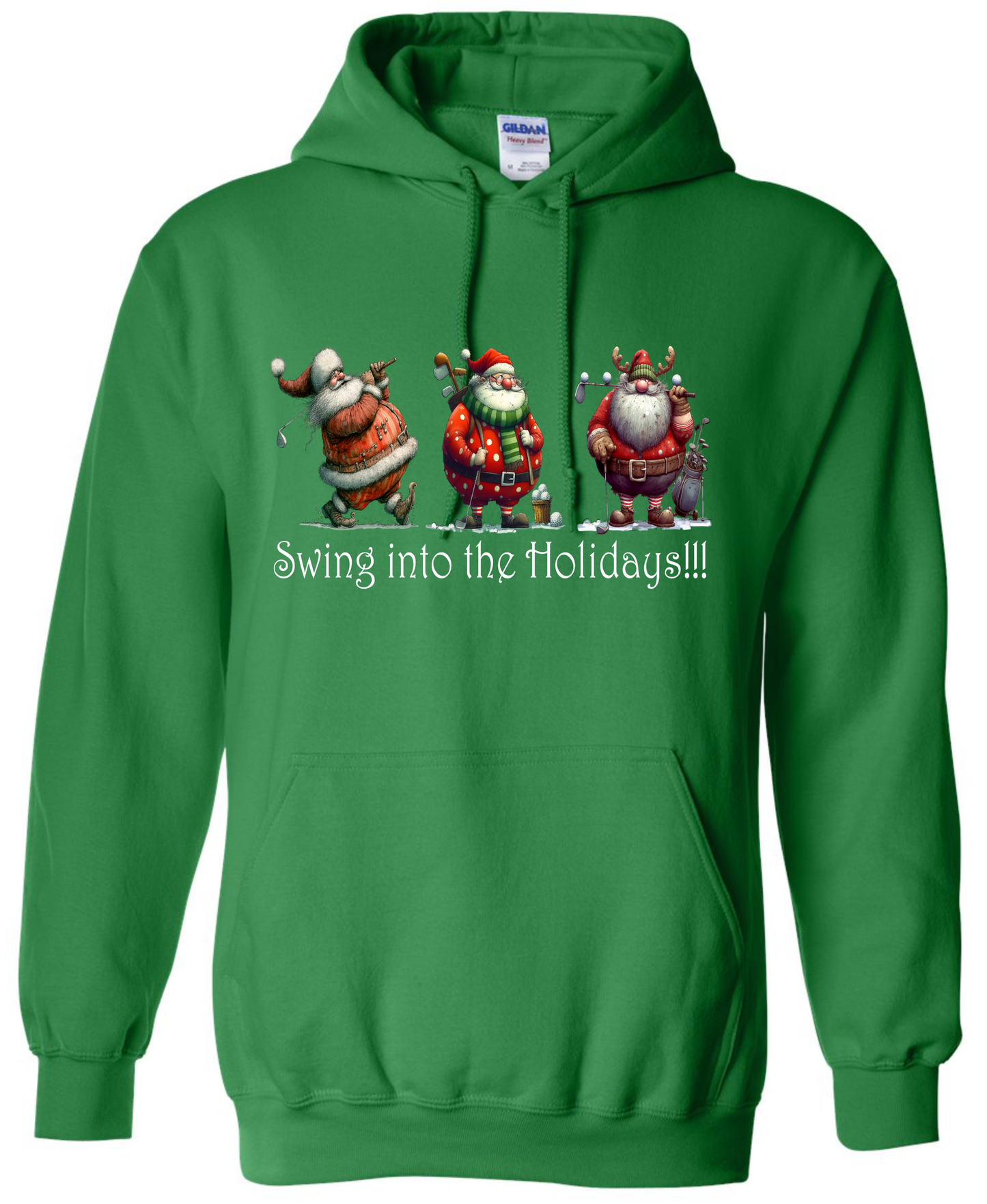Golf enthusiast Christmas gifts green hoodie