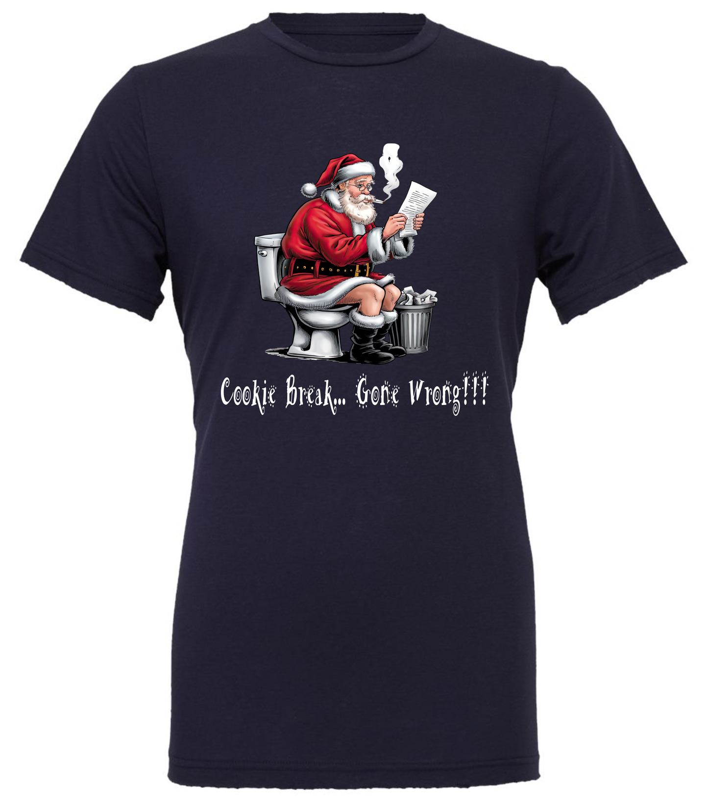 Dirty Santa crewneck t-shirt tshirt tee navy