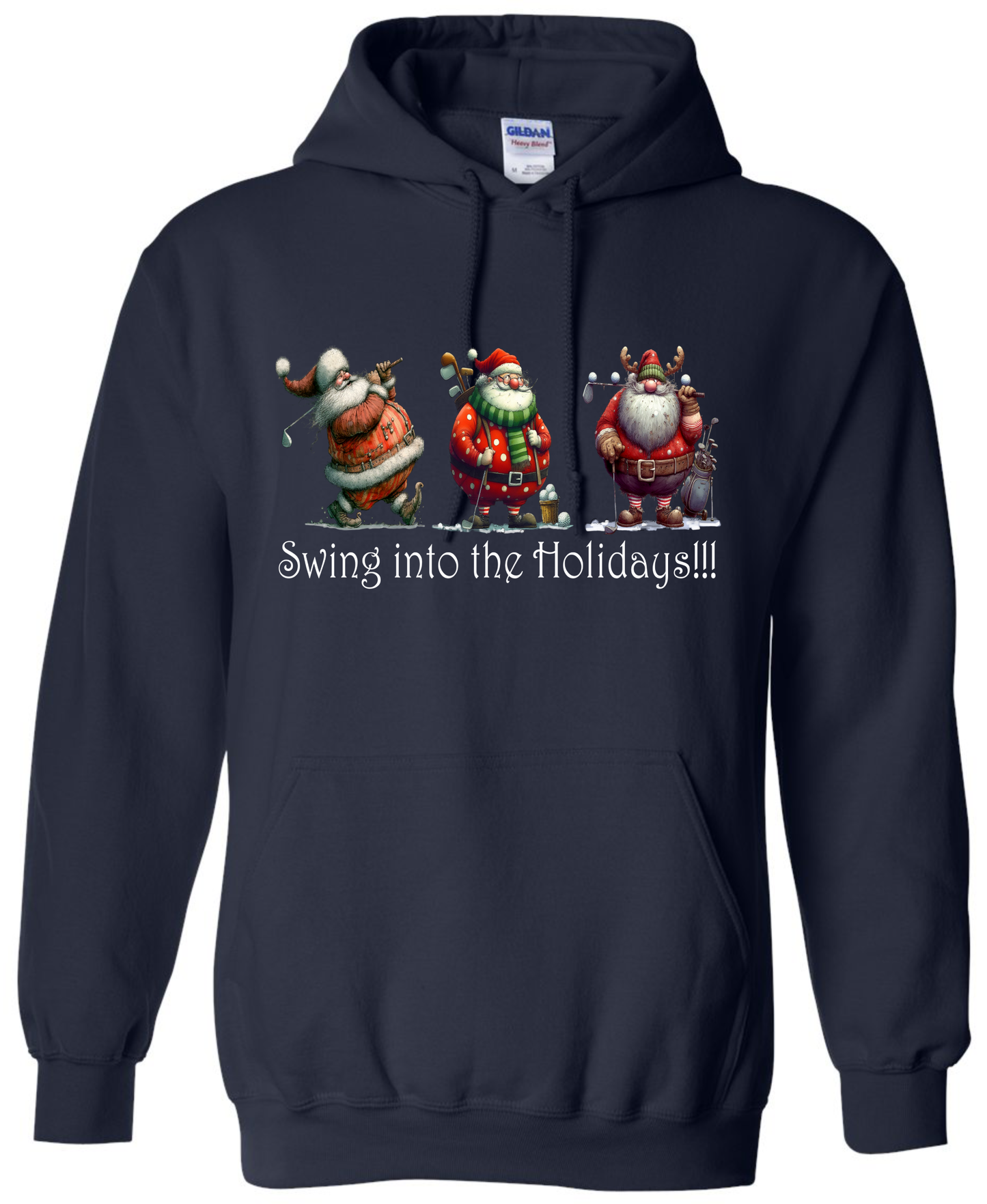 Golf enthusiast Christmas gifts navy hoodie