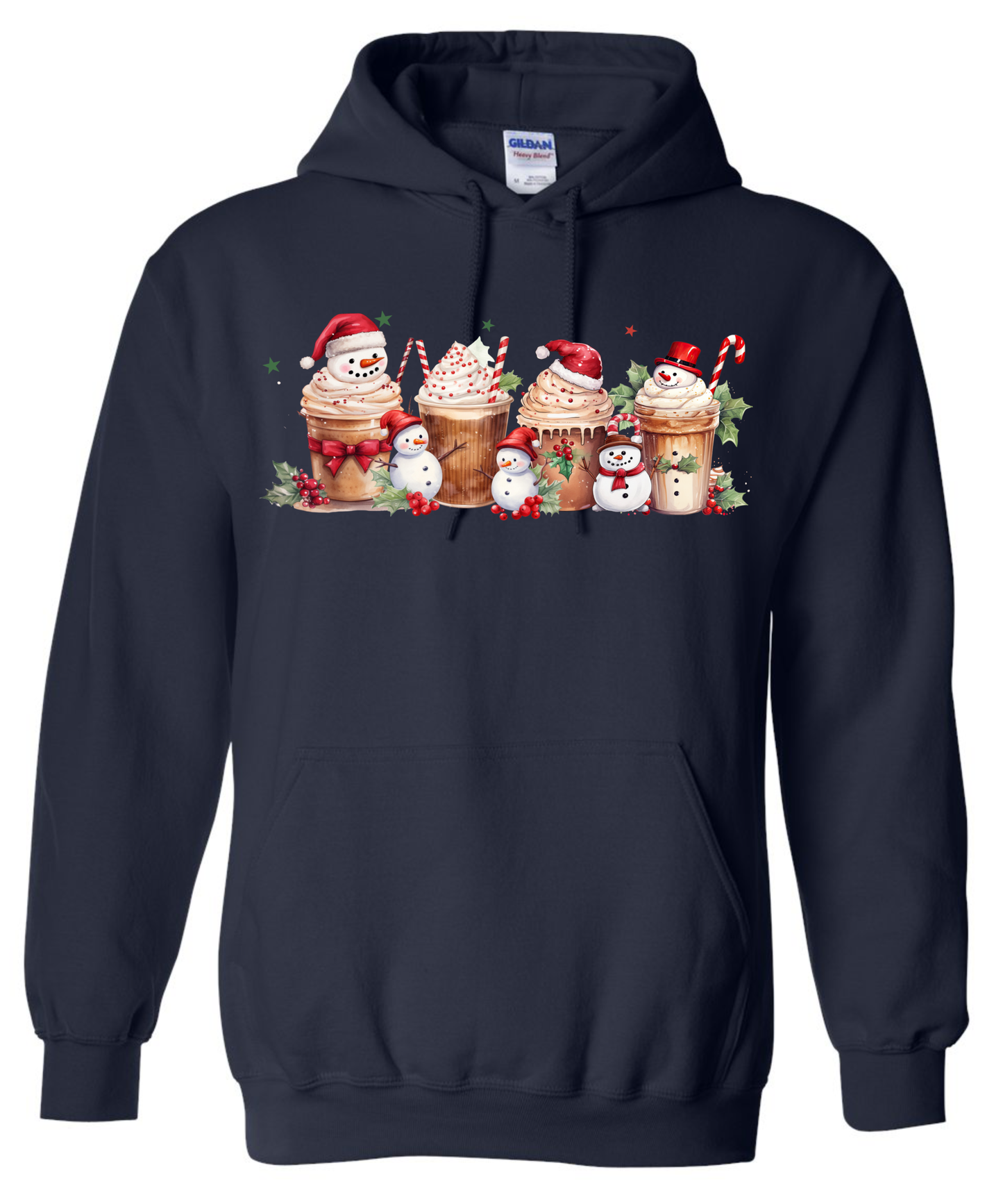 Christmas gifts for coffee lovers hoodie navy