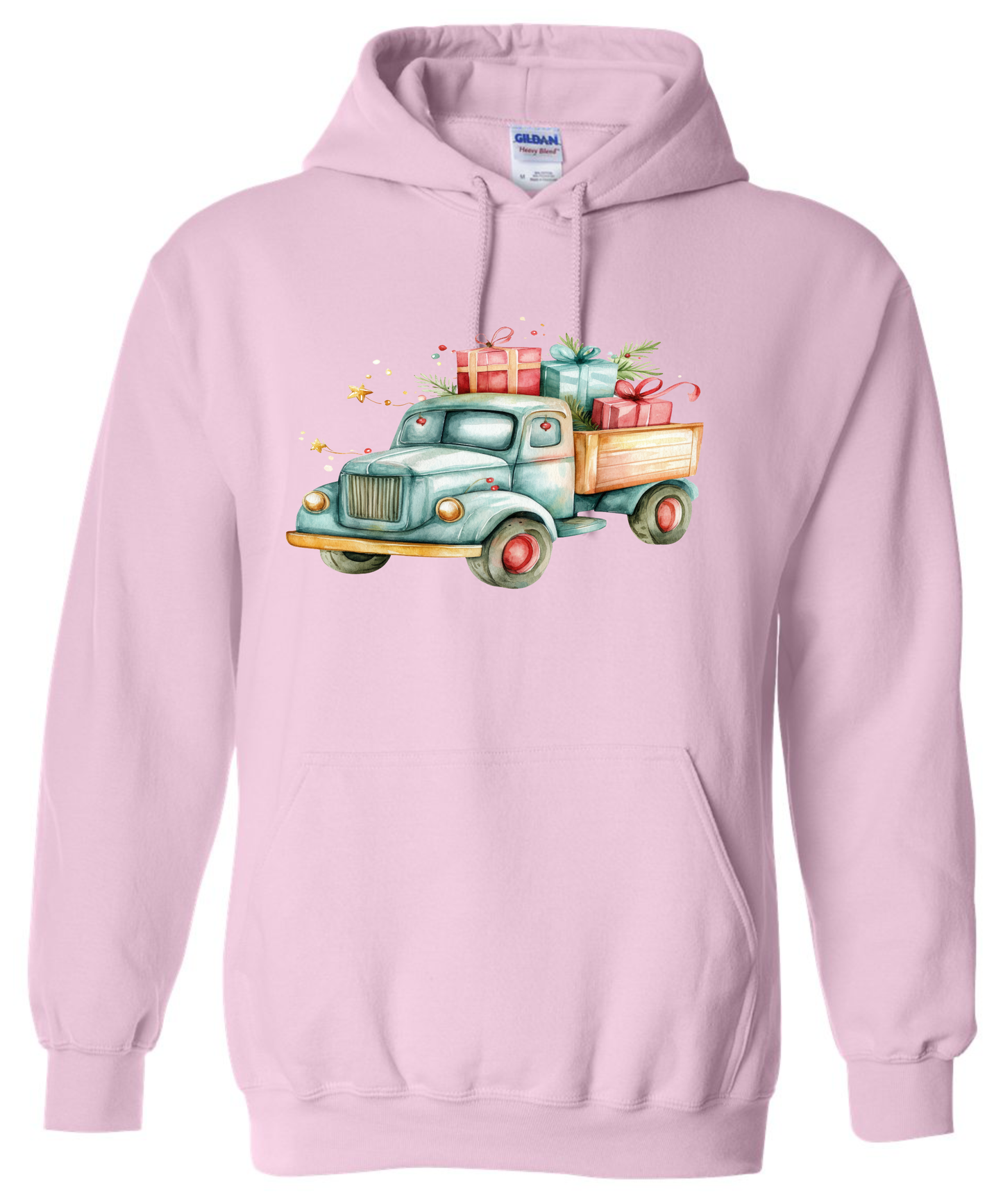 Christmas farm gifts hoddie pink