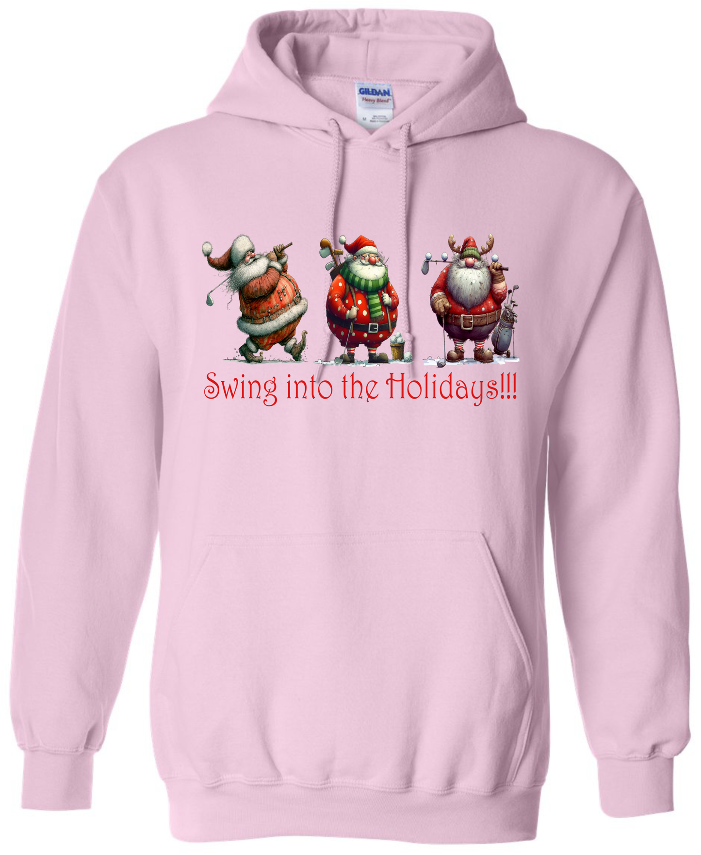 Golf enthusiast Christmas gifts pink hoodie