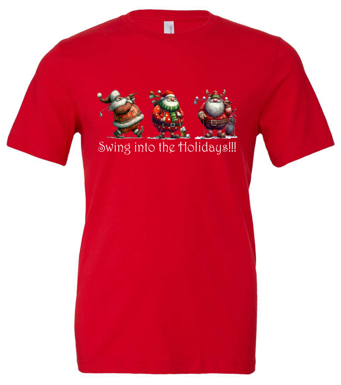 Gifts for golfers crewneck t-shirt tshirt tee red