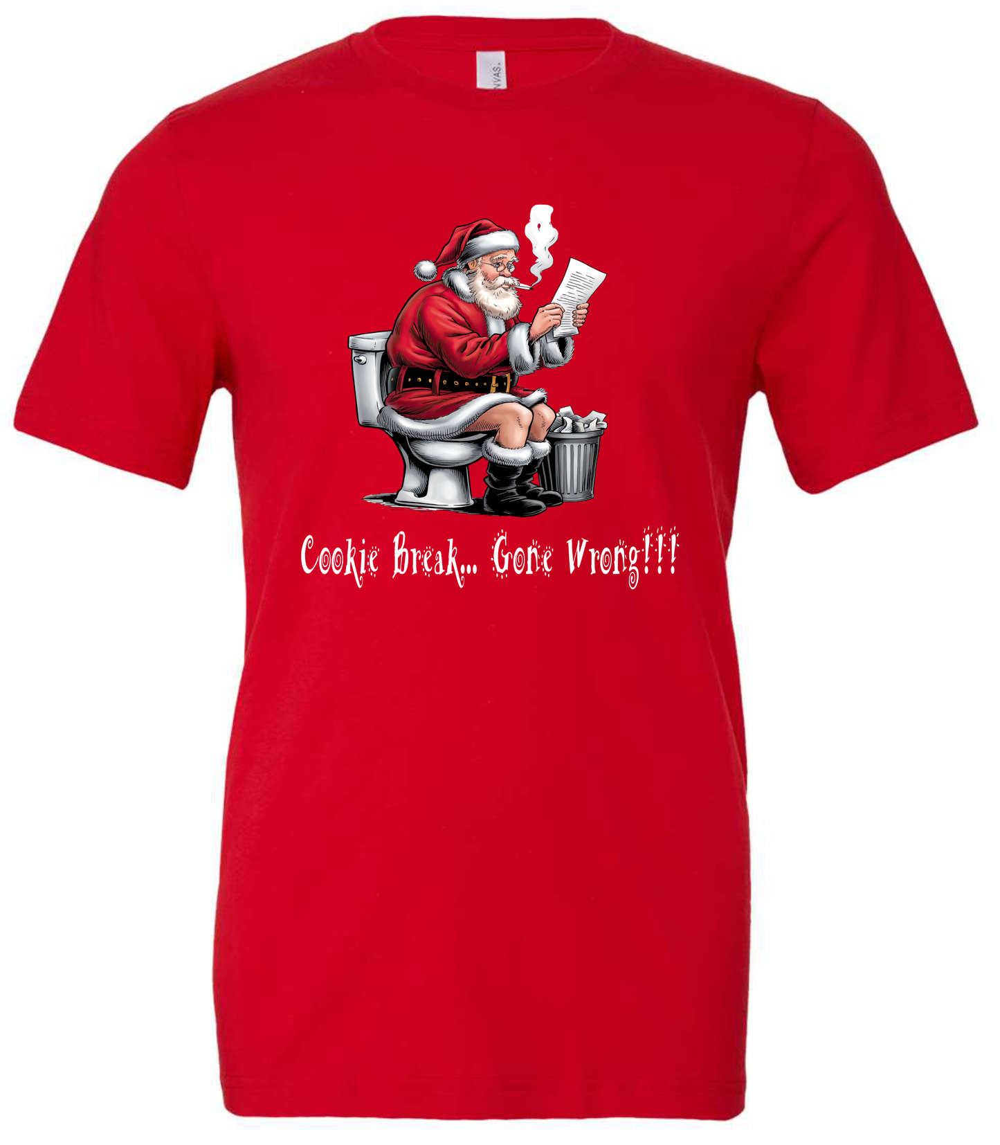 Dirty Santa crewneck t-shirt tshirt tee red