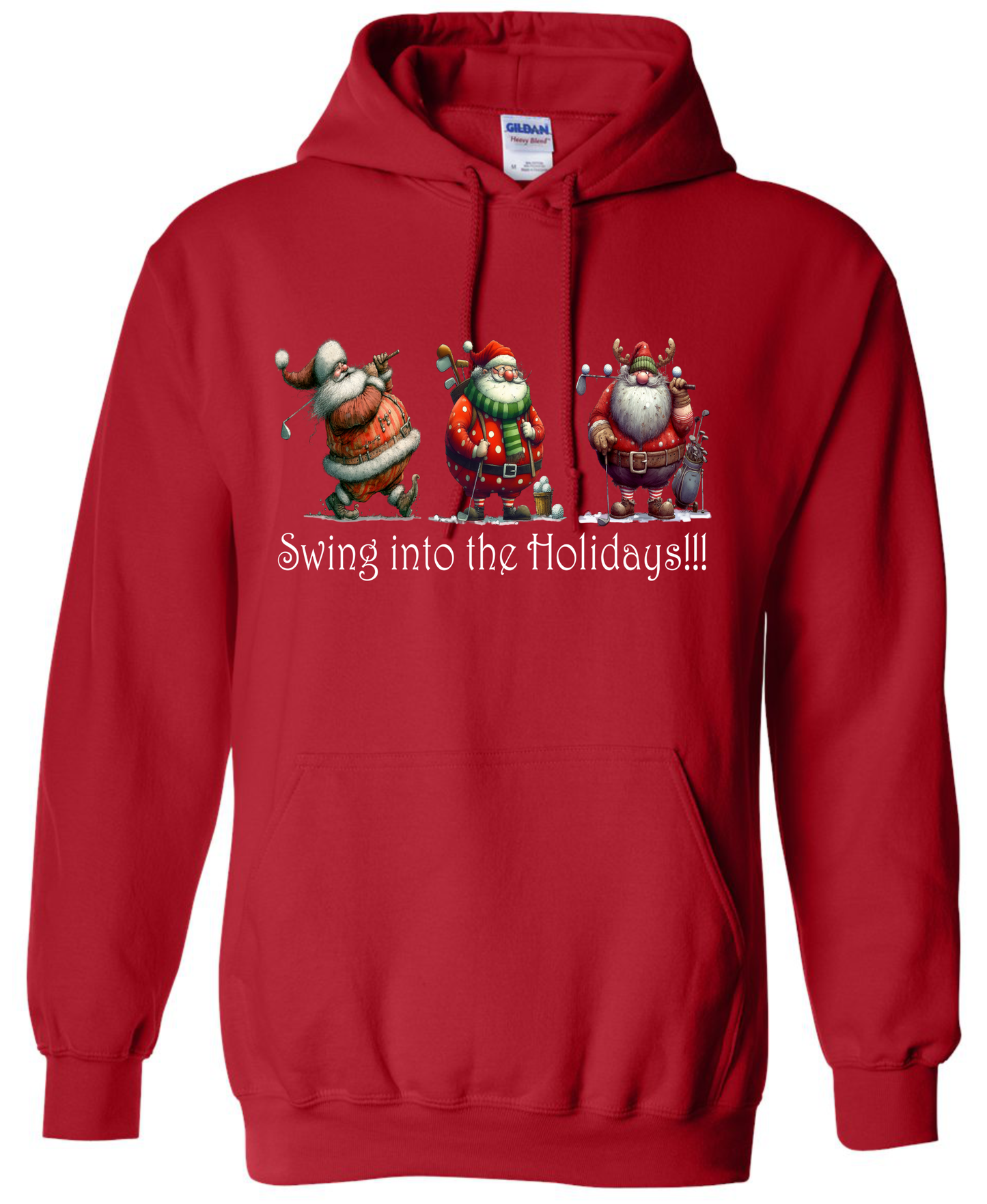 Golf enthusiast Christmas gifts red hoodie