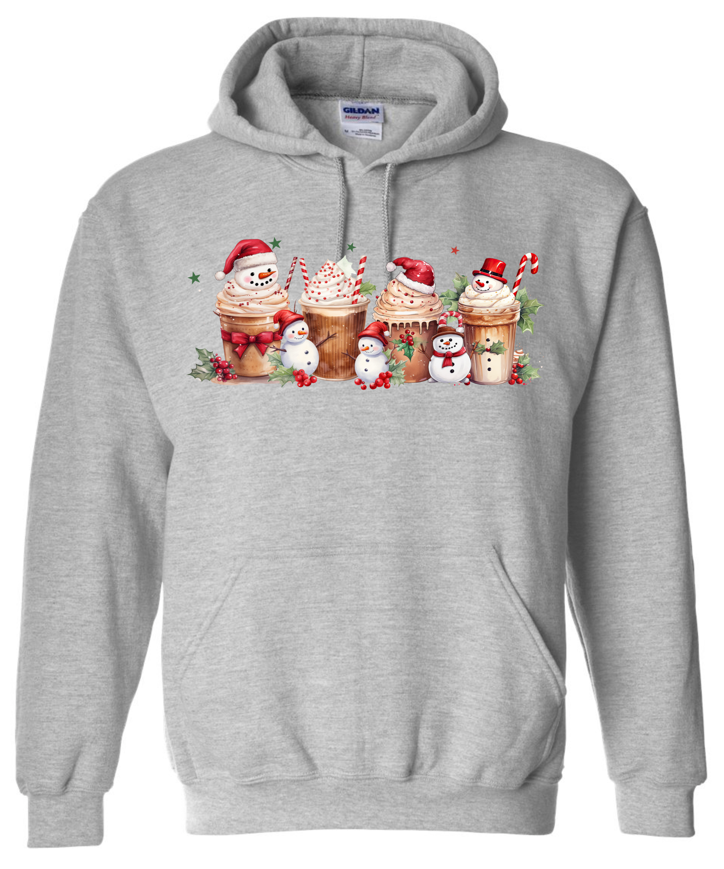 Christmas gifts for coffee lovers hoodie silver light gray grey