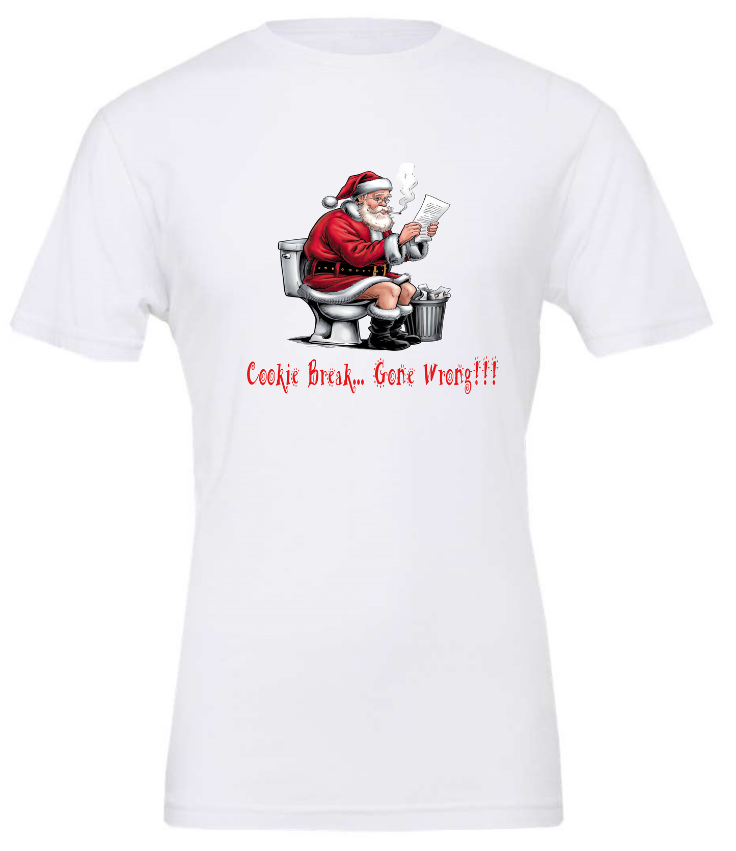 Dirty Santa crewneck t-shirt tshirt tee white
