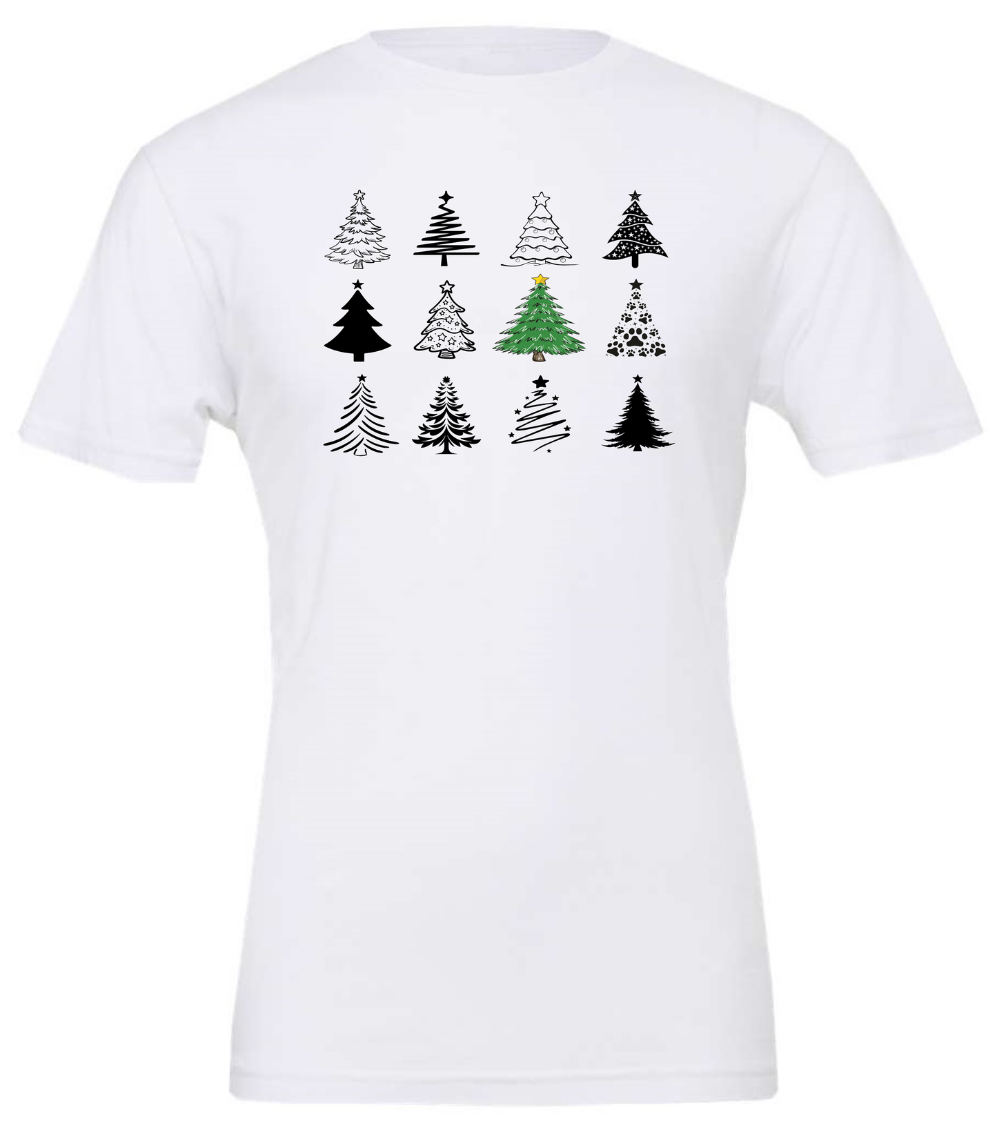 Winter themed apparel crewneck t-shirt tshirt tee white