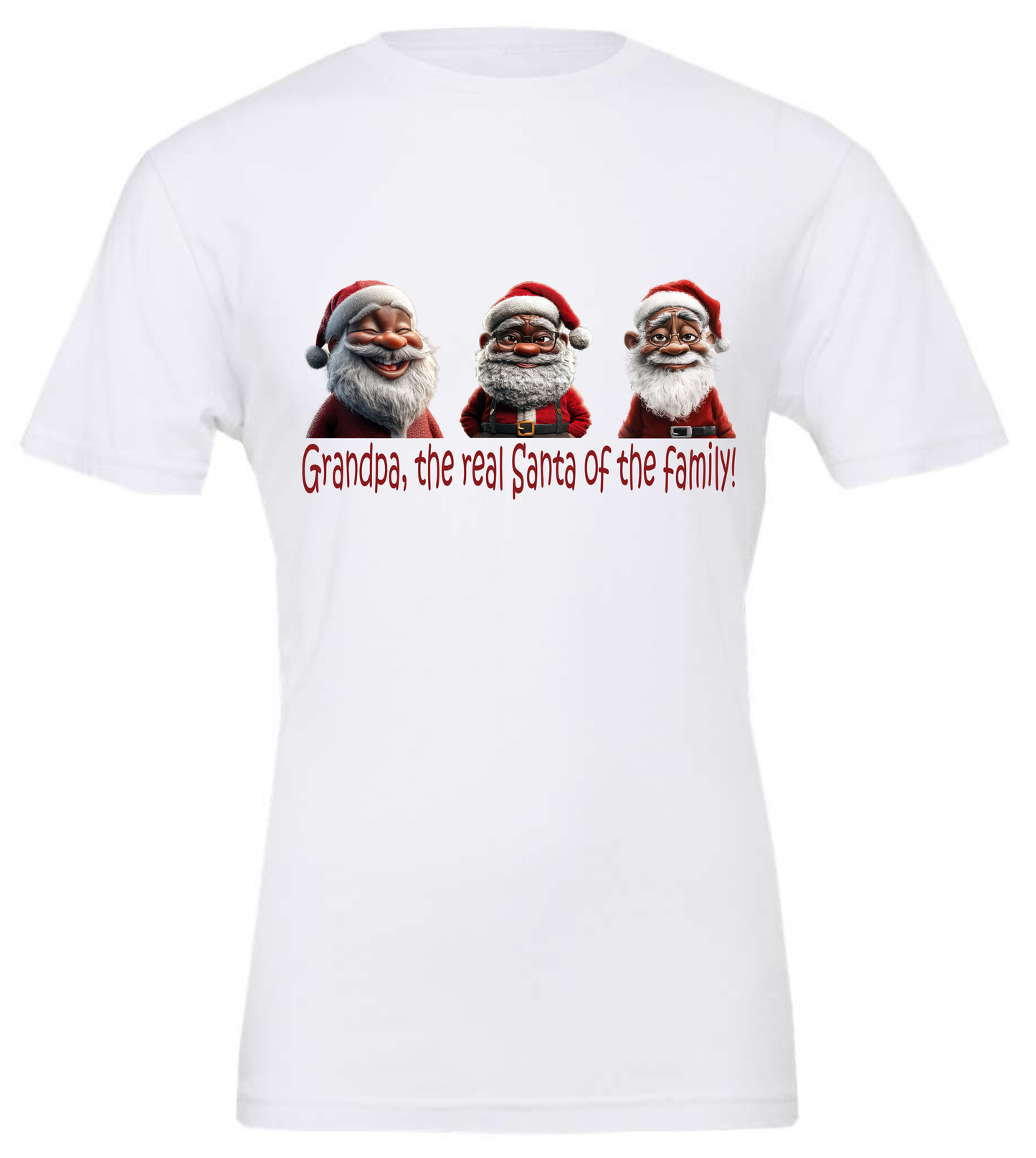 Holiday Themed crewneck t-shirt tshirt tee white