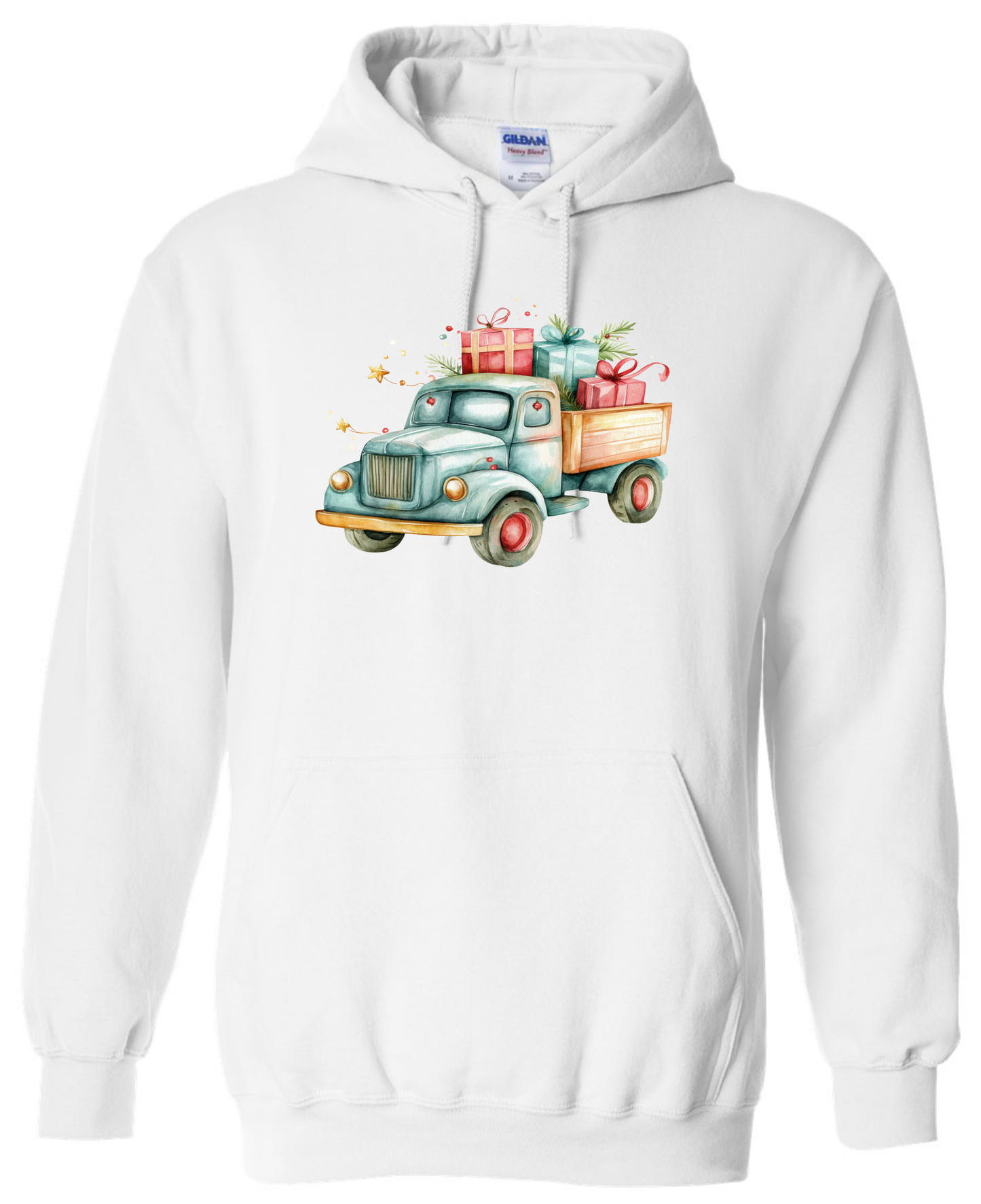 Christmas farm gifts hoddie white
