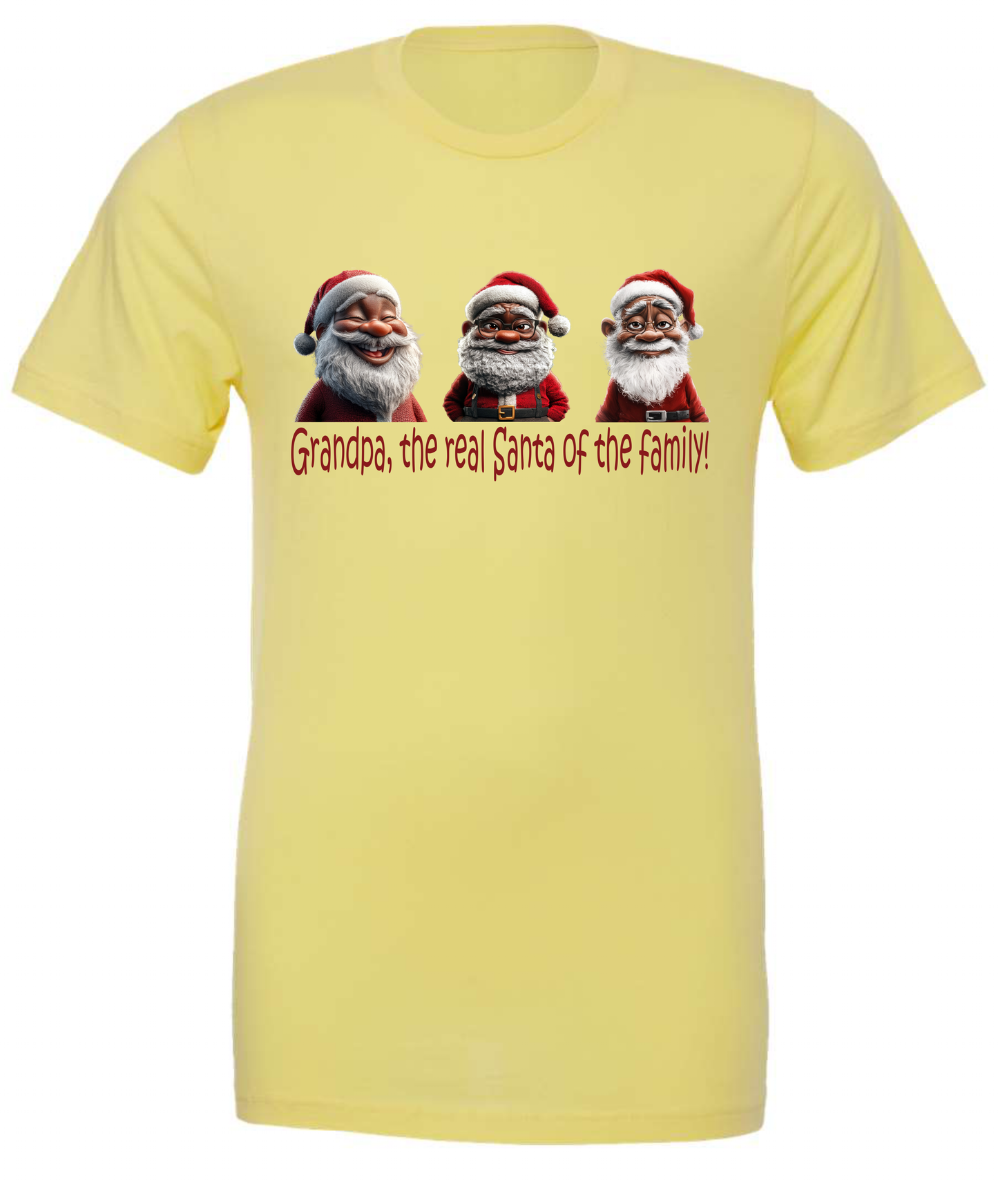 Holiday Themed crewneck t-shirt tshirt tee yellow