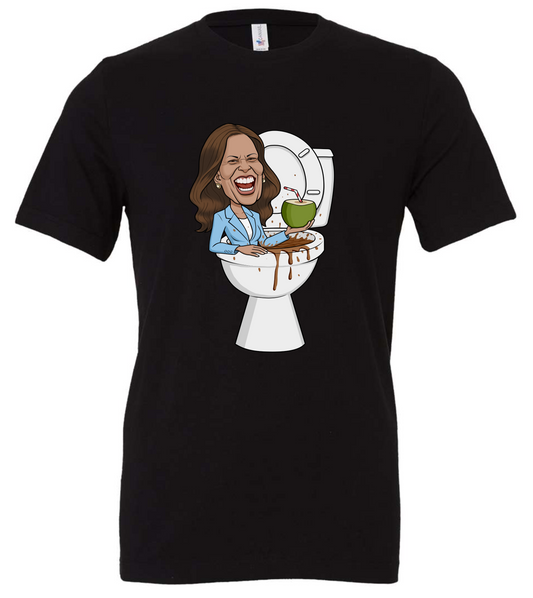 Kamala Harris coconut tree meme funny black  shirt