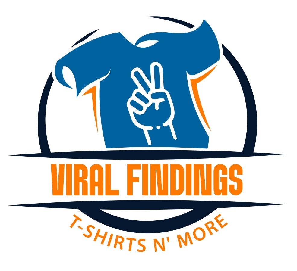 viral findings colors logo white background