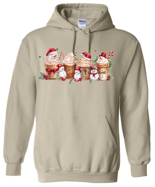 Christmas gifts for coffee lovers hoodie beige