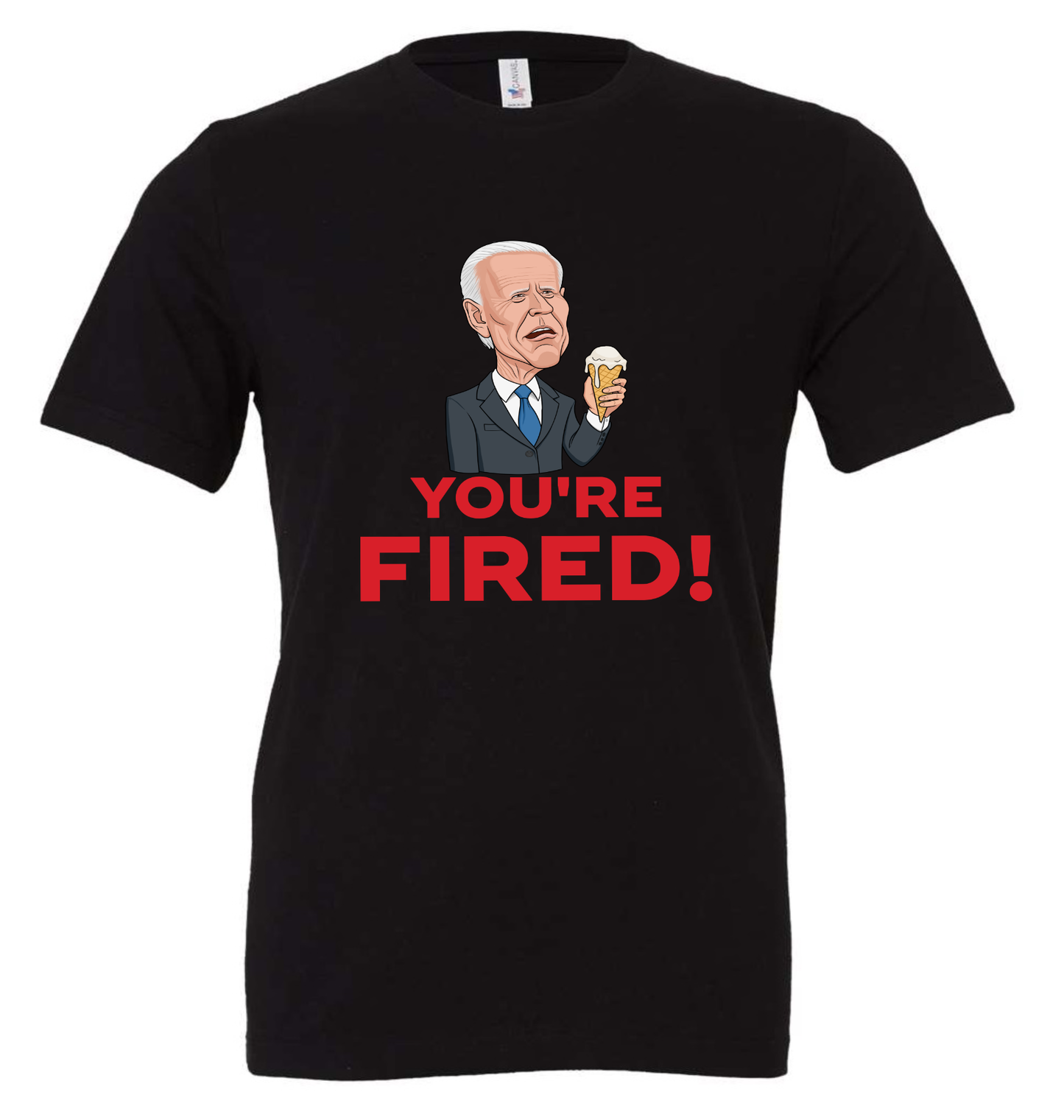 you are fired joe biden meme face black man shirt