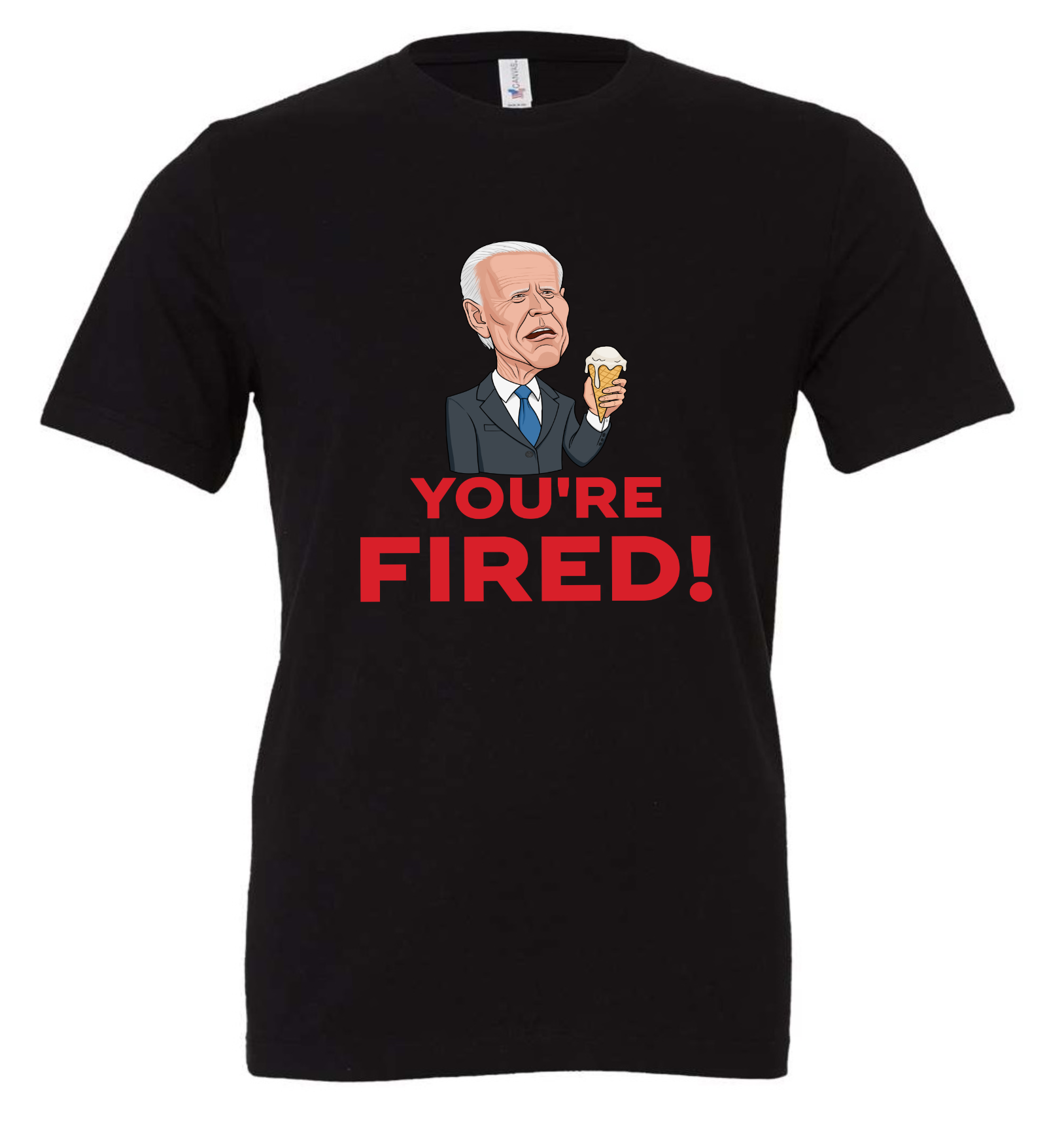 you are fired joe biden meme face black man shirt