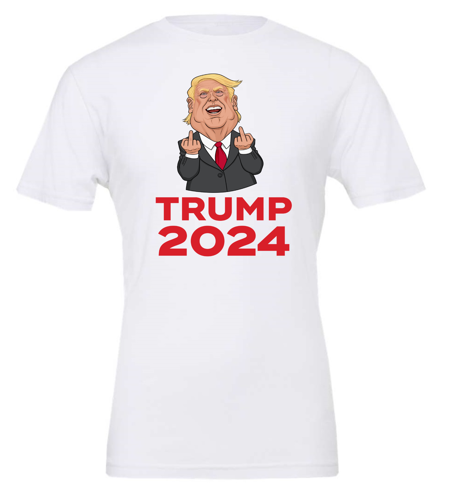 donald trump middle fingers meme trump 2024 white tshirt