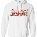 starbucks frappuccino lovers christmas hoodie white