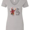 silver funny wine v-neck t-shirt featuring a happy old hippie woman with funny glasses holding a cocktail and it says age gets better with wine