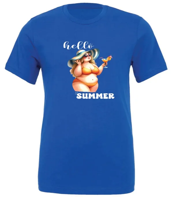 Viralfindings: Hello Summer Crewneck T-Shirt Summer T-Shirt