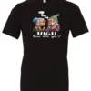 black funny marijuana t-shirt featuring two very old women smoking marijuana that says HIGH, How Are Ya?