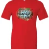 red plant lover t-shirt with the quote it’s not hoarding if it's plants