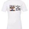 white sarcastic humor t-shirt featuring a disheveled old woman, with a look of astonishment and red glasses saying my brain has too many tabs open