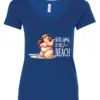 Viralfindings: Sea You At The Beach V-Neck T-Shirt Funny Summer Tee Vacation Graphic T-Shirt