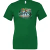 green funny plant t-shirt with two flower pots and a wheelbarrow with the quote sorry, i have plants this weekend