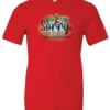 red funny plant t-shirt with two flower pots and a wheelbarrow with the quote sorry, i have plants this weekend