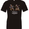 black tequila t-shirt featuring two dancing black rasta grandmas wearing glasses with the quote ‘Trust me, you can dance – Tequila