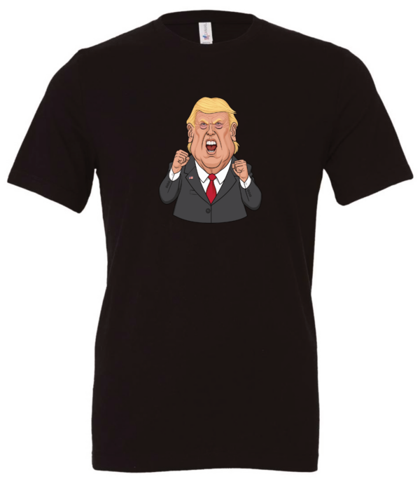 Donald Trump Funny Angry Face | Crewneck T-Shirt