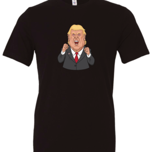 Donald Trump Funny Angry Face | Crewneck T-Shirt