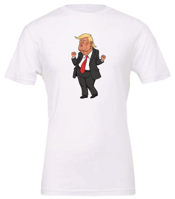 Donald Trump dancing viral meme t-shirt white