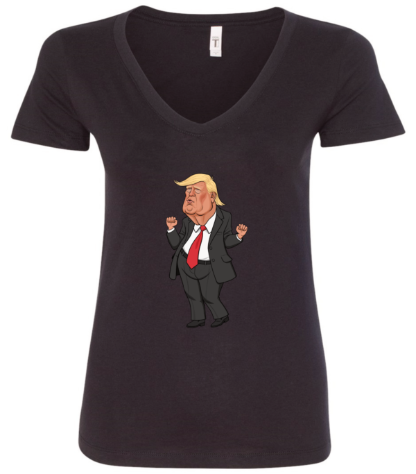 Donald Trump dancing viral meme v-neck black