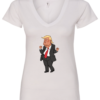 Donald Trump dancing viral meme v-neck white