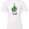 white christmas t-shirt the grinch midle finger