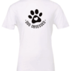 white dog lover t-shirt saying dog obsessed