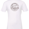 white t-shirt saying i hate people in a mountain road